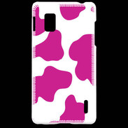 Coque LG Optimus G vache rose