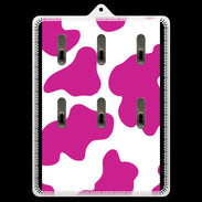 Porte clés personnalisé vache rose