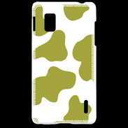 Coque LG Optimus G vache verte
