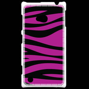 Coque Nokia Lumia 720 zèbre rose & noir