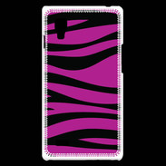 Coque LG Optimus L9 zèbre rose & noir