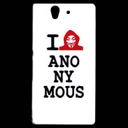 Coque Sony Xperia Z I love anonymous