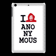 Coque iPadMini I love anonymous