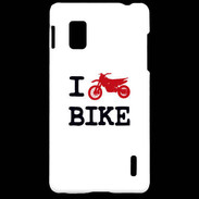 Coque LG Optimus G I love bike