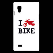 Coque LG Optimus L9 I love bike