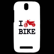 Coque HTC One SV I love bike