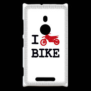 Coque Nokia Lumia 925 I love bike