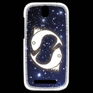 Coque HTC One SV zodiaque poisson