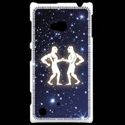 Coque Nokia Lumia 720 zodiaque gémeaux