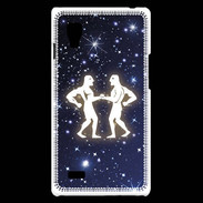 Coque LG Optimus L9 zodiaque gémeaux