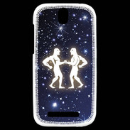 Coque HTC One SV zodiaque gémeaux