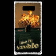 Coque LG Optimus L7 Poker flamme