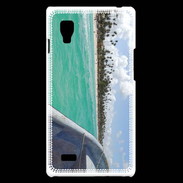 Coque LG Optimus L9 Bord de plage en bateau