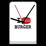 Pendule de bureau I love Burger