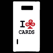 Coque LG Optimus L7 I love Cards Club