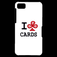 Coque Blackberry Z10 I love Cards Club