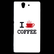 Coque Sony Xperia Z I love Coffee