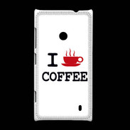 Coque Nokia Lumia 520 I love Coffee