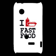 Coque Sony Xperia Typo I love Fast Food
