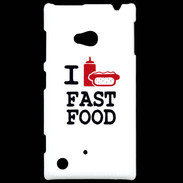 Coque Nokia Lumia 720 I love Fast Food