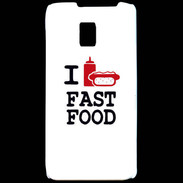 Coque LG P990 I love Fast Food