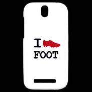 Coque HTC One SV I love Foot 2