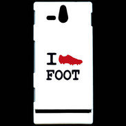 Coque Sony Xperia U I love Foot 2