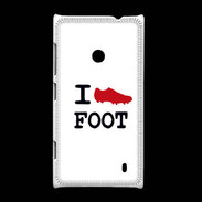 Coque Nokia Lumia 520 I love Foot 2