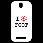 Coque HTC One SV I love Foot