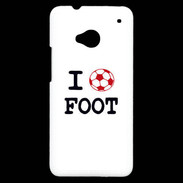Coque HTC One I love Foot