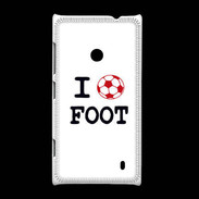 Coque Nokia Lumia 520 I love Foot