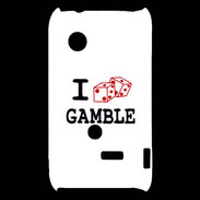 Coque Sony Xperia Typo I love Gamble