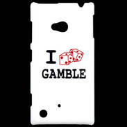 Coque Nokia Lumia 720 I love Gamble
