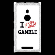 Coque Nokia Lumia 925 I love Gamble