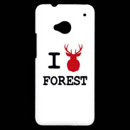 Coque HTC One I love Forest