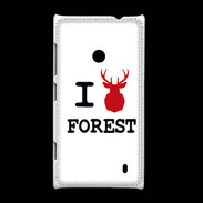 Coque Nokia Lumia 520 I love Forest