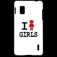 Coque LG Optimus G I love Girl