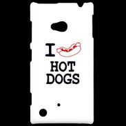 Coque Nokia Lumia 720 I love Hot Dogs
