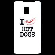 Coque LG P990 I love Hot Dogs