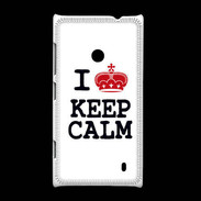Coque Nokia Lumia 520 I love Keep Calm