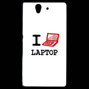 Coque Sony Xperia Z I love Laptop