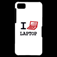 Coque Blackberry Z10 I love Laptop