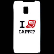 Coque LG P990 I love Laptop
