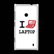 Coque Nokia Lumia 520 I love Laptop