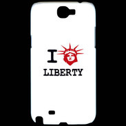 Coque Samsung Galaxy Note 2 I love Liberty