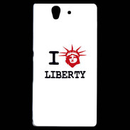Coque Sony Xperia Z I love Liberty