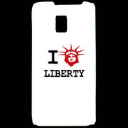 Coque LG P990 I love Liberty