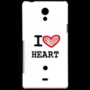 Coque Sony Xperia T I love Heart