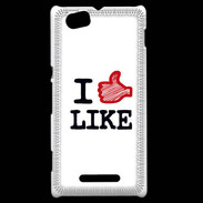 Coque Sony Xperia M I love Like