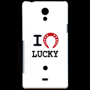 Coque Sony Xperia T I love Lucky